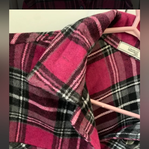 Plaid pink vest - Picture 2 of 2